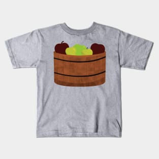 Rustic Barrel of Apples Kids T-Shirt